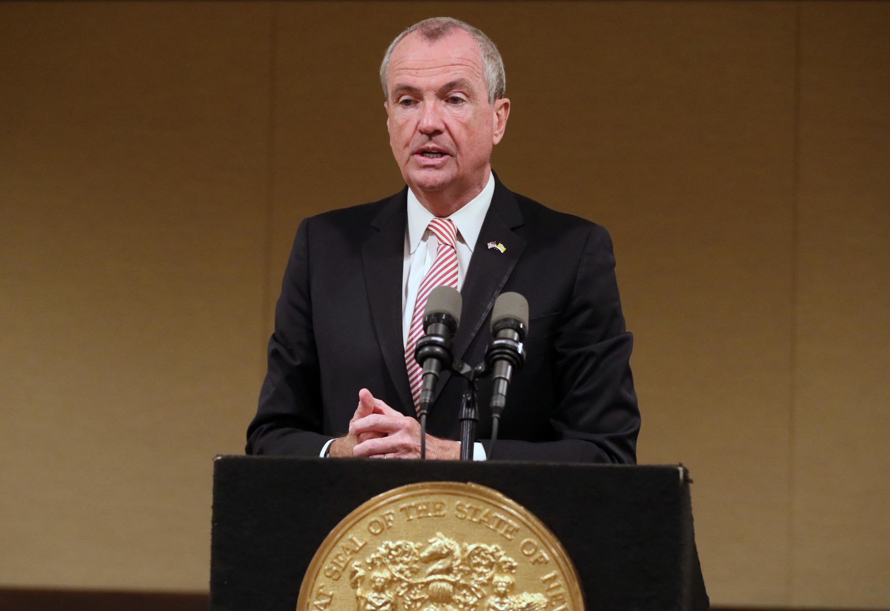 New Jersey Governor Phil Murphy in A.C.